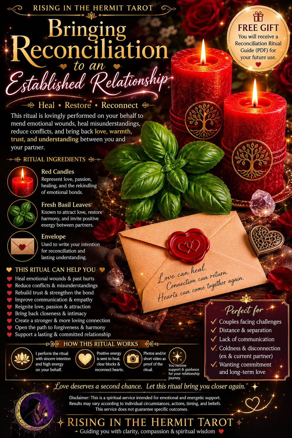 Herbal Premium Ritual - Bringing Reconciliation 高级草药魔法仪式 -  感情复合