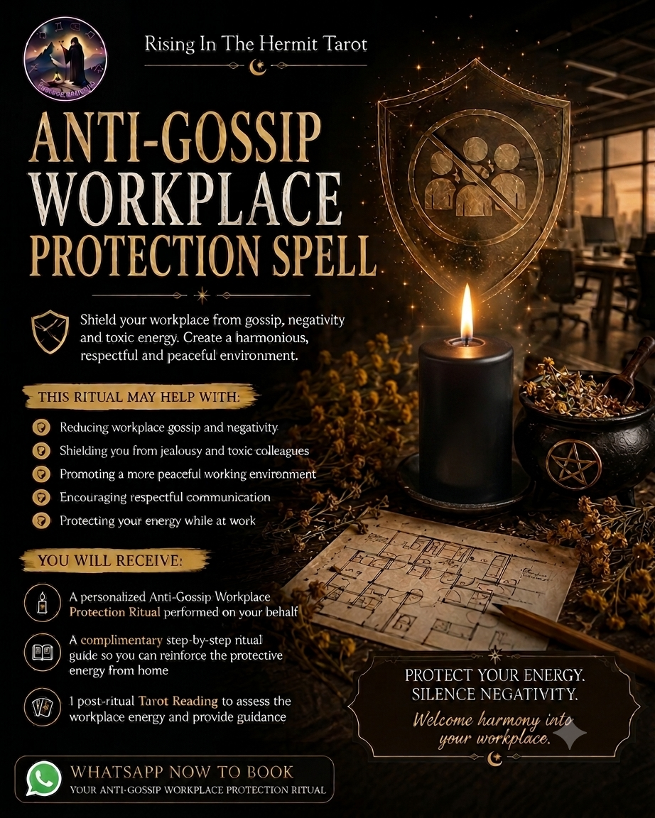 Herbal Premium Ritual - Anti-Gossip Workplace Protection 高级草药魔法仪式 - 职场防小人辟是非保护魔法仪式
