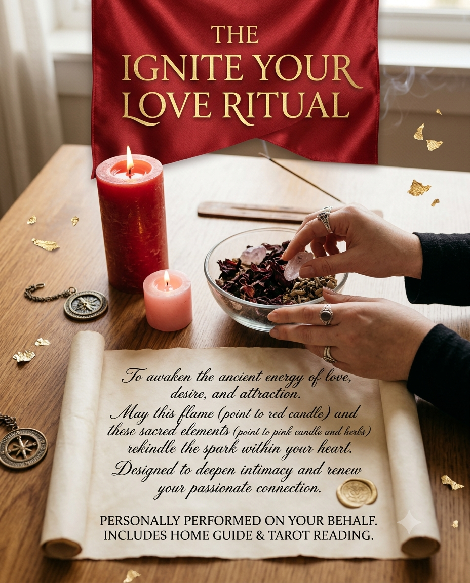 Herbal Premium Ritual - Ignite Your Love Life 高级草药魔法仪式 - 点燃您的爱情魔法仪式