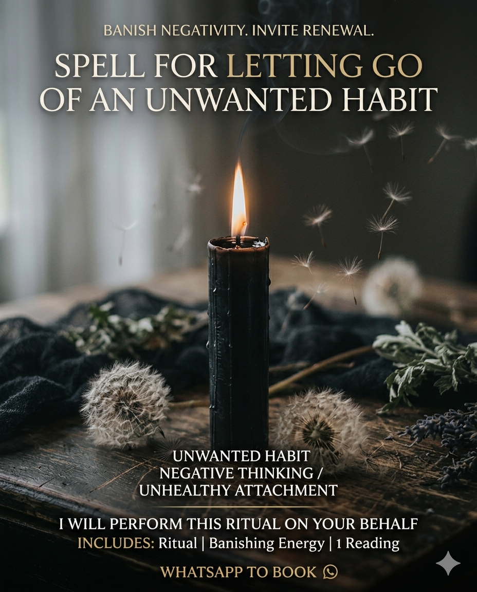 Herbal Premium Ritual - Spell for Letting Go of Unwanted Habit 高级草药魔法仪式 -  释放不良习惯魔法仪式