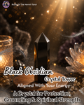 Protective Stone - Black Obsidian 能量水晶 - 黑曜石