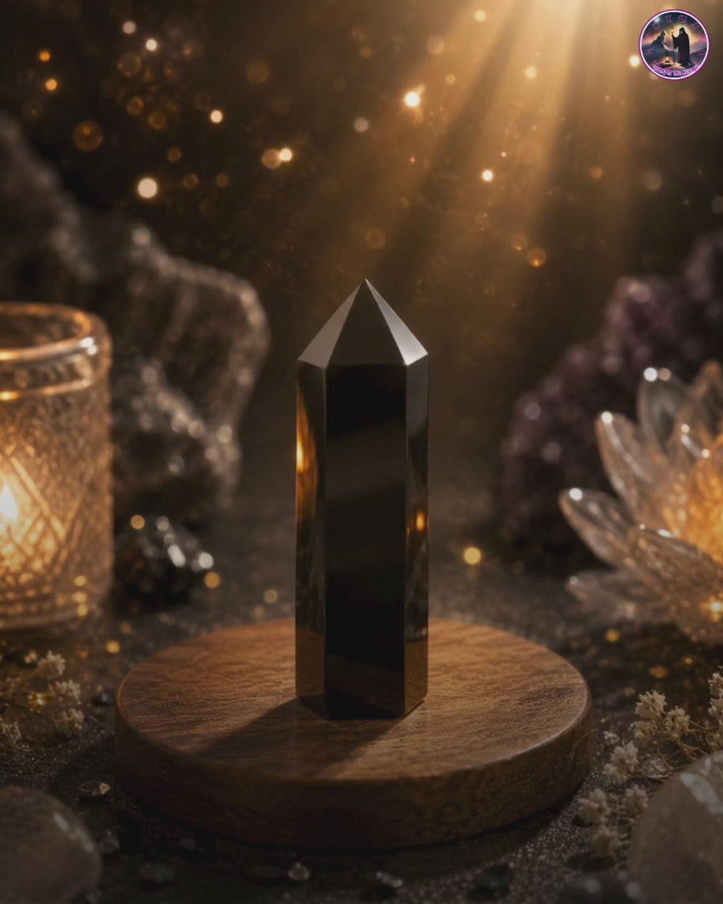 Protective Stone - Black Obsidian 能量水晶 - 黑曜石