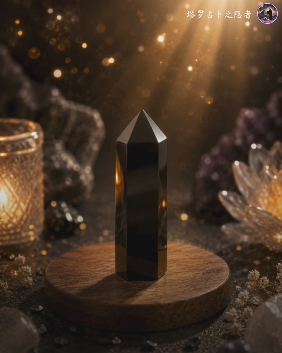 Protective Stone - Black Obsidian 能量水晶 - 黑曜石